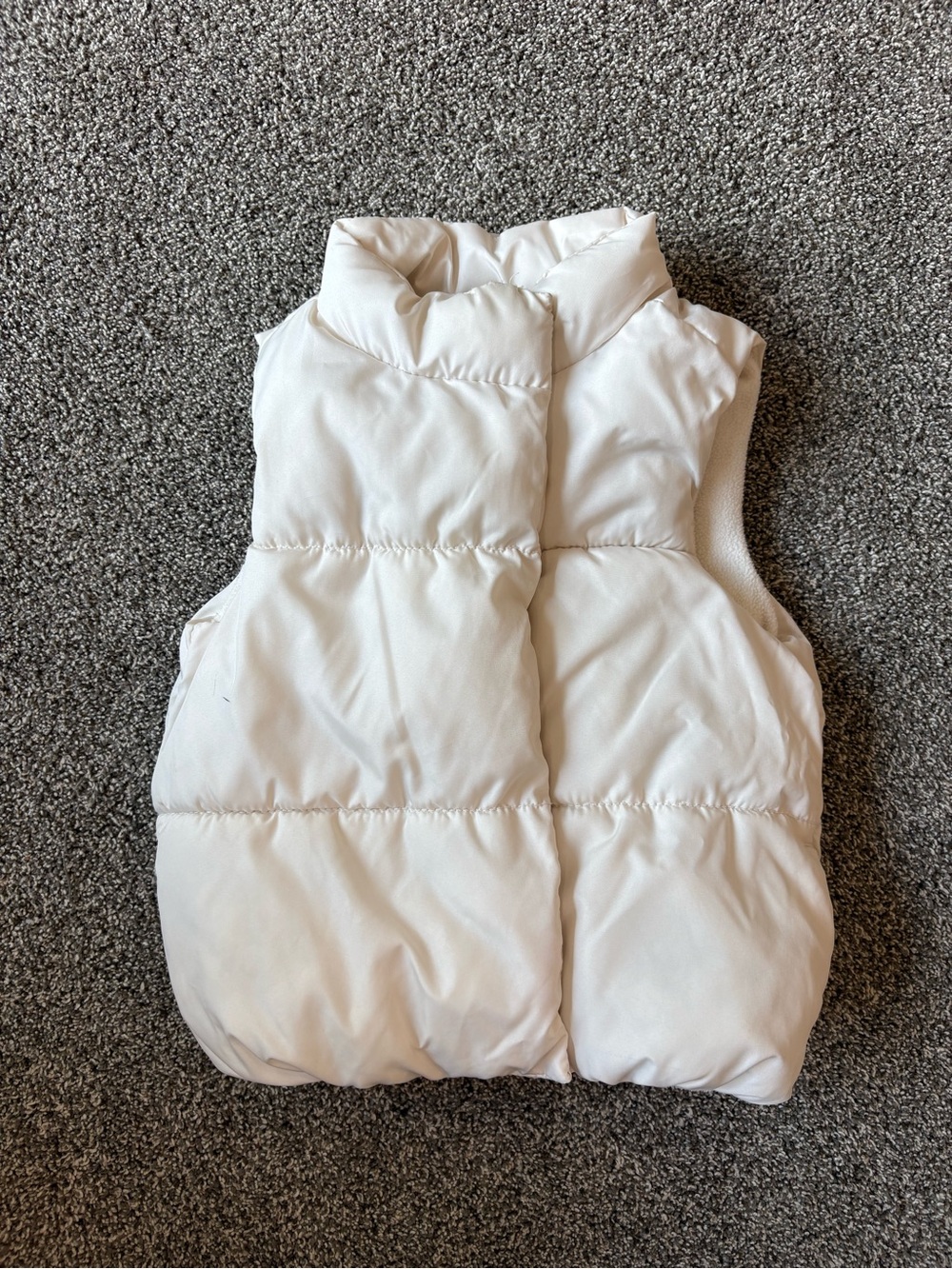 Old Navy Cream Puffer Vest for Kids